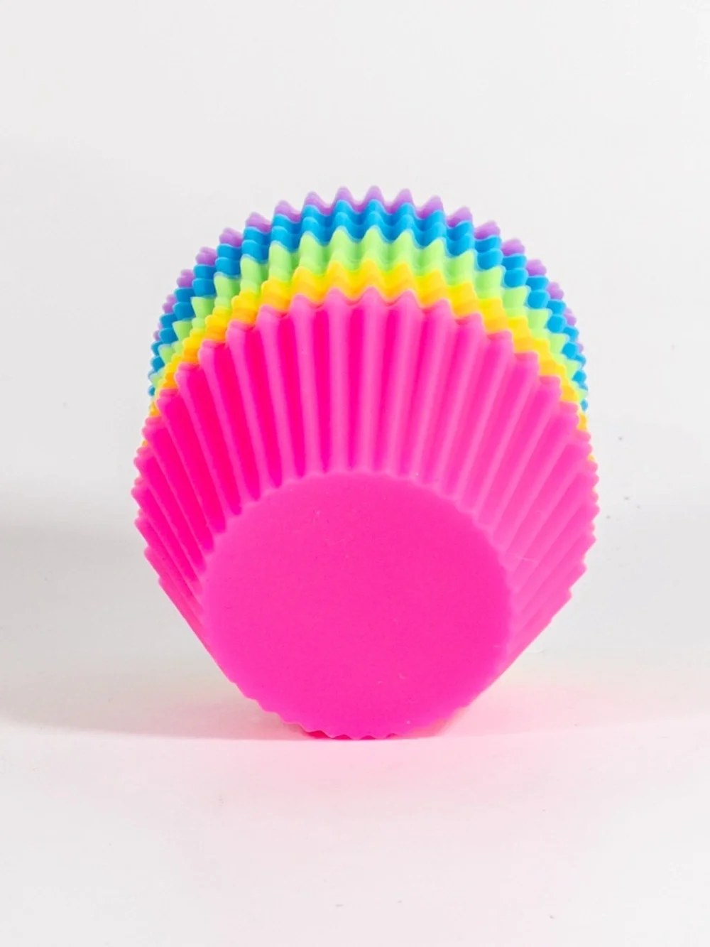 Reusable Non-Stick Silicone Baking Cups or Muffin Liners
